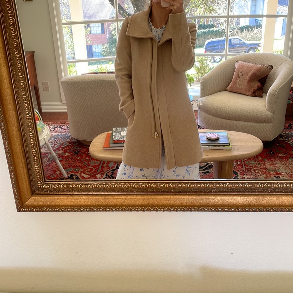 Club Monaco Italian Wool Cocoon Coat